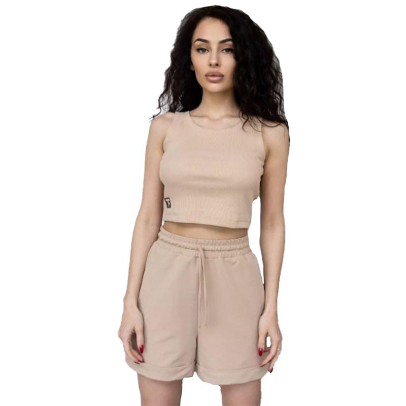 Женская майка-топ в рубчик N9-RB TotalFit  (06399882)