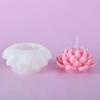 3D Lotusförmige Kerze Silikonform Lotus Kuchen Schokolade Silikonform Blume Pfingstrose Kerzenform Kleber Gips Handwerksform