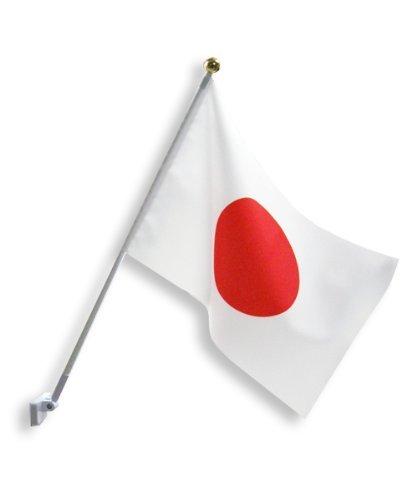 

Japanese National Flag, S-type, for Apartment Building Installation [Tetron, Flagpole with Magnet, for Supporting the Japanese National Team, Made in