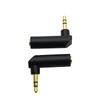 Gold Plated Elbow 3.5mm Male To Female Dual Channel Extension Adapter 3-section L-shaped Headphone Audio Conversion PlugGood Product