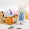 Devil Cat Plush Cushion Doll - Cartoon Animal Sleeping Backrest for Girls
