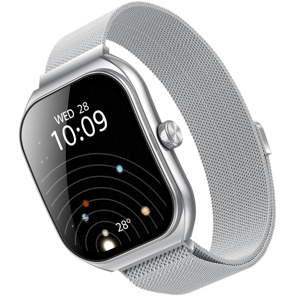 Celly trainerwide smartwatch 2.01 inch Silver