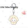 Kitty & Yellow Duck Cute Cartoon Keychain Pendant - Bestie Couple Gift