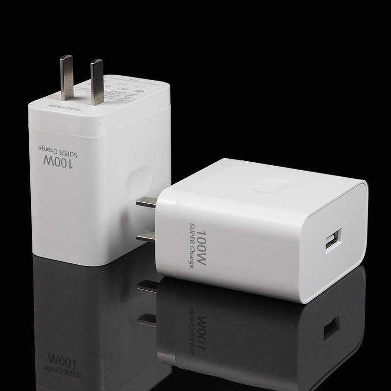 100W Super Flash Charger for OPPO Reno10 Pro+, K11 Ace2, OnePlus 11, Realme GT2