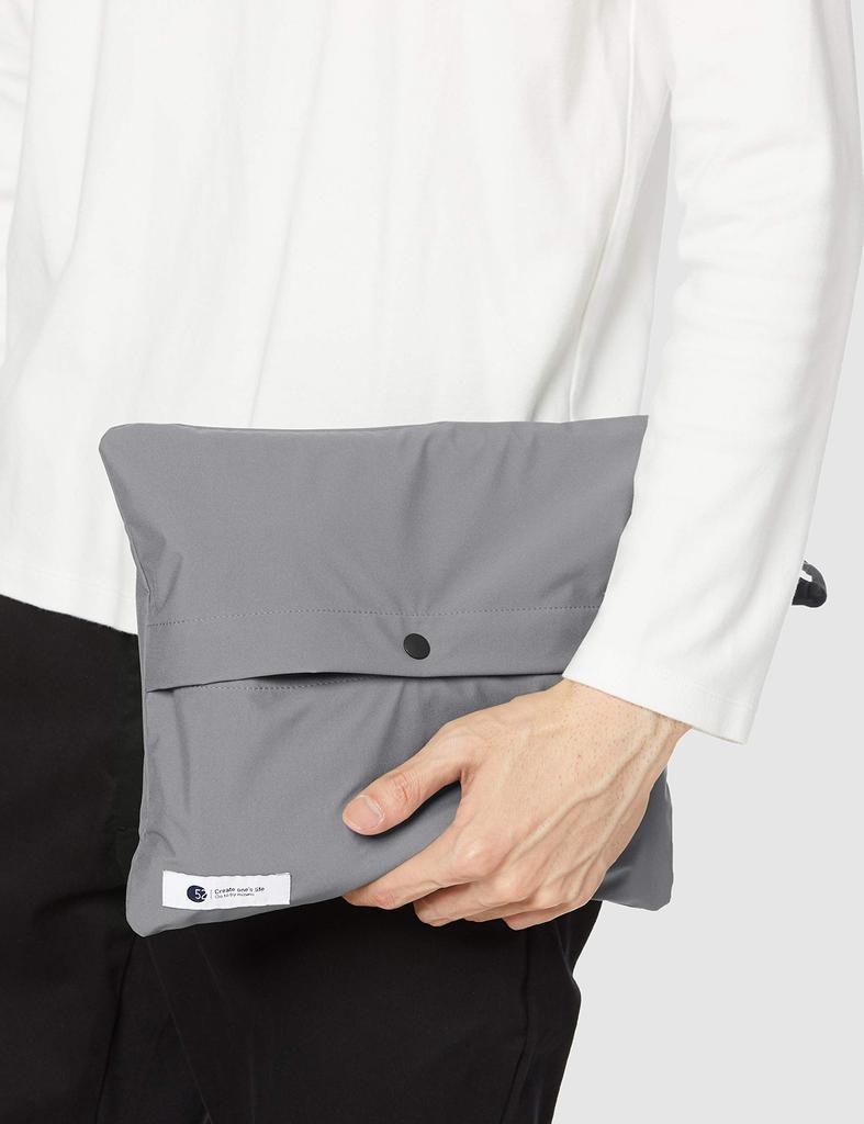 Outdoor Travel Walking Wear Berg Tech Stretch Rain Jacket B2ME0020 Charcoal Japan XL To Japanese Size [Mizuno] & (Go To) Men's (equivalent XL)