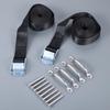 2Pcs 79in Universal Cooler Battery Tie Down Nylon Lashing Straps with Stainless Steel Cam Buckles Kit for RV Boat Camper Toolbox