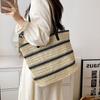 Bolsos Tejidos de Paja y Ratán Vintage Hechos a Mano Bolsos de Playa de Verano para Mujer Bolso de Hombro de Gran Capacidad Estilo Bohemia Bolsos de Viaje Tote sac