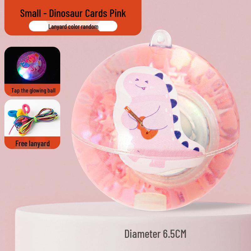 Set Minge Luminoasă Săritoare cu Inel pentru Gleznă pentru Copii - Jucărie Sportivă Intermitentă, Săritoare, Elastică pentru Băieți și Fete