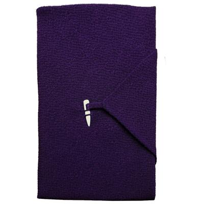 Maruzen Tango Chirimen Fukusa with Stand (Boxed), Made In Japan, Purple, Approx. 34 X 34cm