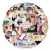 50 Music Album Stickers, Luggage, Guitar, Scooter, Phone Case, Water Cup Stickers