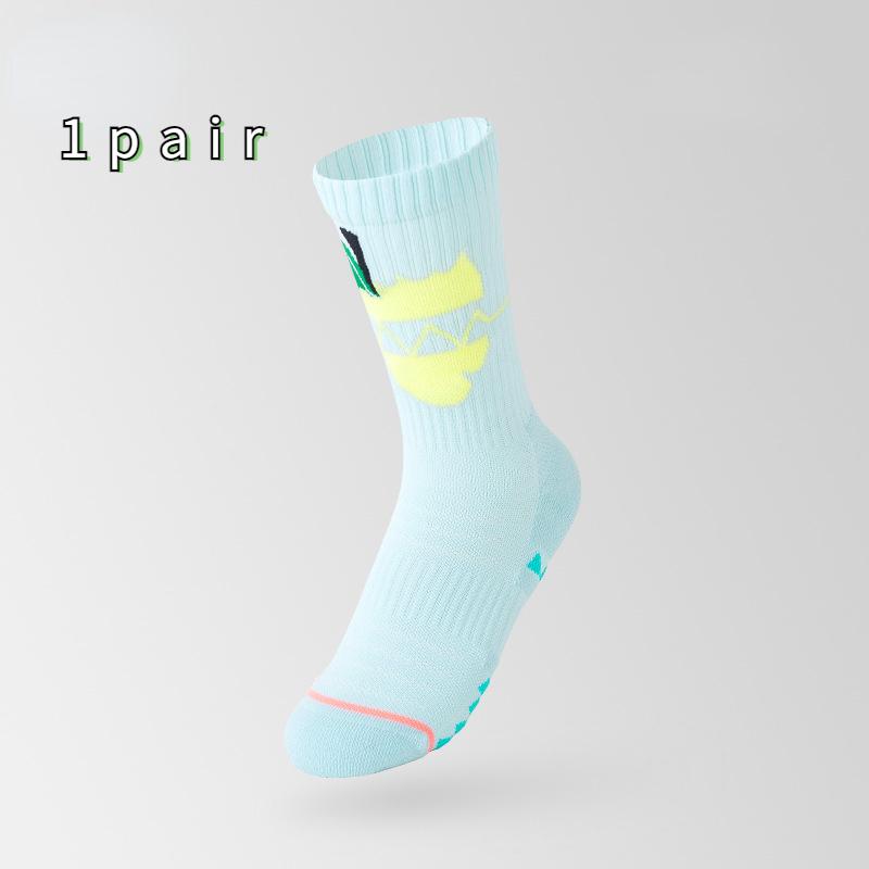 Size 35-39 Women's Tube Spring and Summer New Skateboard Socks Towel Bottom Breathable Sports Socks