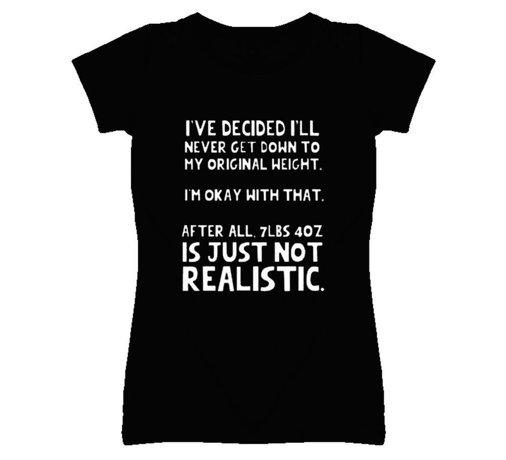 

I ve Decided I ll Never Get Down To My Original Weight. I m Okay M