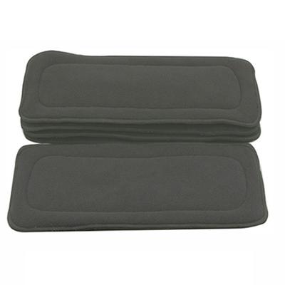 1Pc Washable Reusable Bamboo Fiber Charcoal Cloth Nappies Diaper Insert 5 Layers