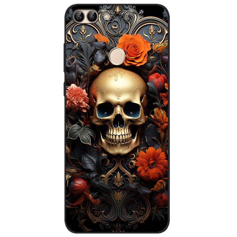 For Huawei P Smart 2018 FIG-LX1 PSmart Case For Huawei P Smart 5.65inch Case TPU Soft Silicone Cute Wolf Back Cover Phone Case