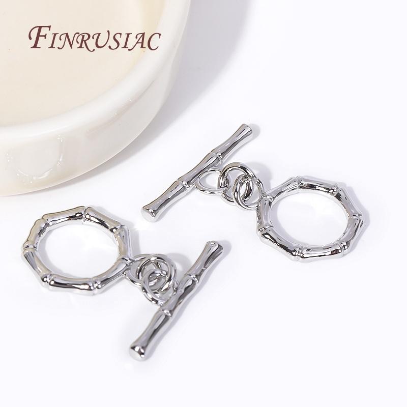 18K Gold Plated Toggle Clasps For Jewelry,Brass Metal Clasps For Bracelets,OT Clasp,Jewelry Making Supplies,DIY Accessories,