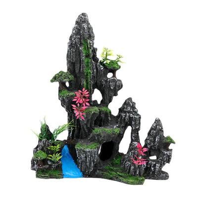 Creative Fish Tank Ornaments Decoration Landscaping Resin Rockery Aquarium Resin Rockery Home Craft Ornaments Accessories