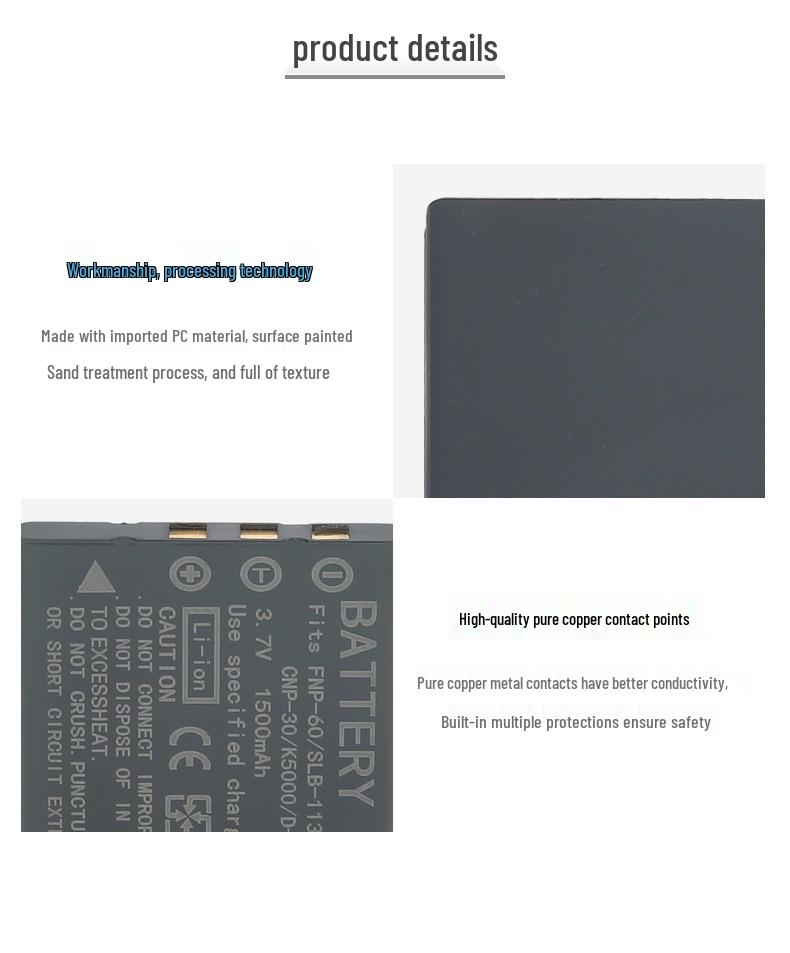 NP60 Battery Compatible with Fujifilm F401, F601, F50i, F410 Cameras and Samsung SLB-1137