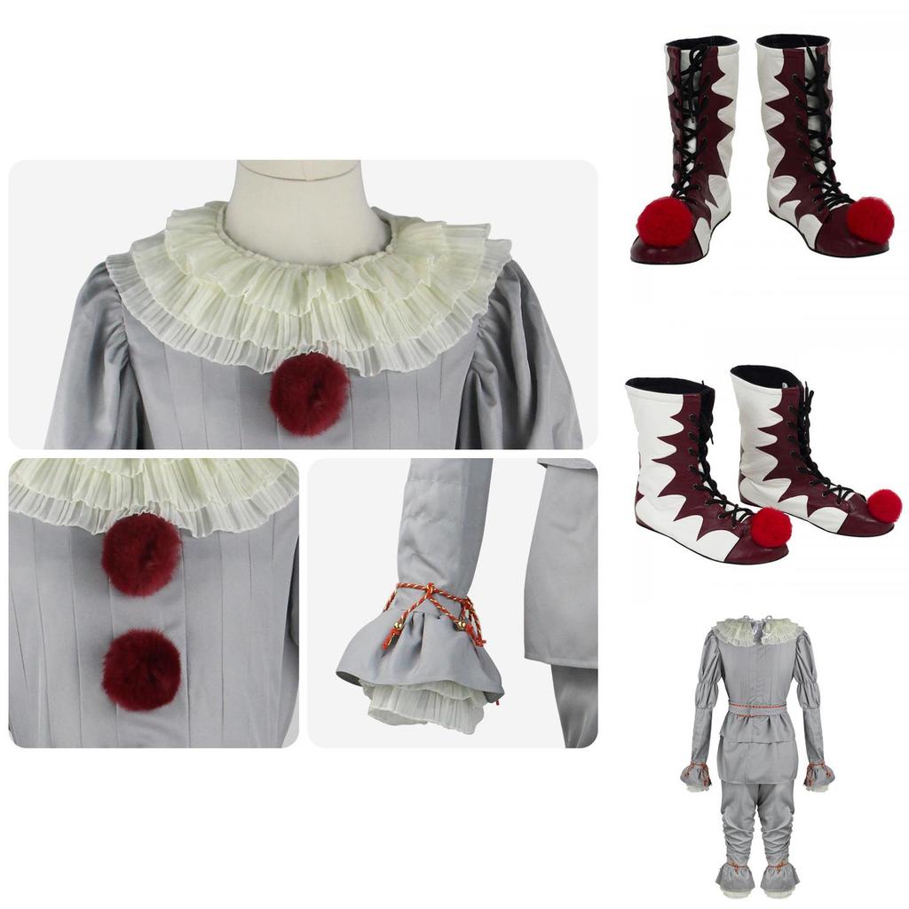 Pennywise Cosplay Costume Fashionable And Attractive For Halloween Parties