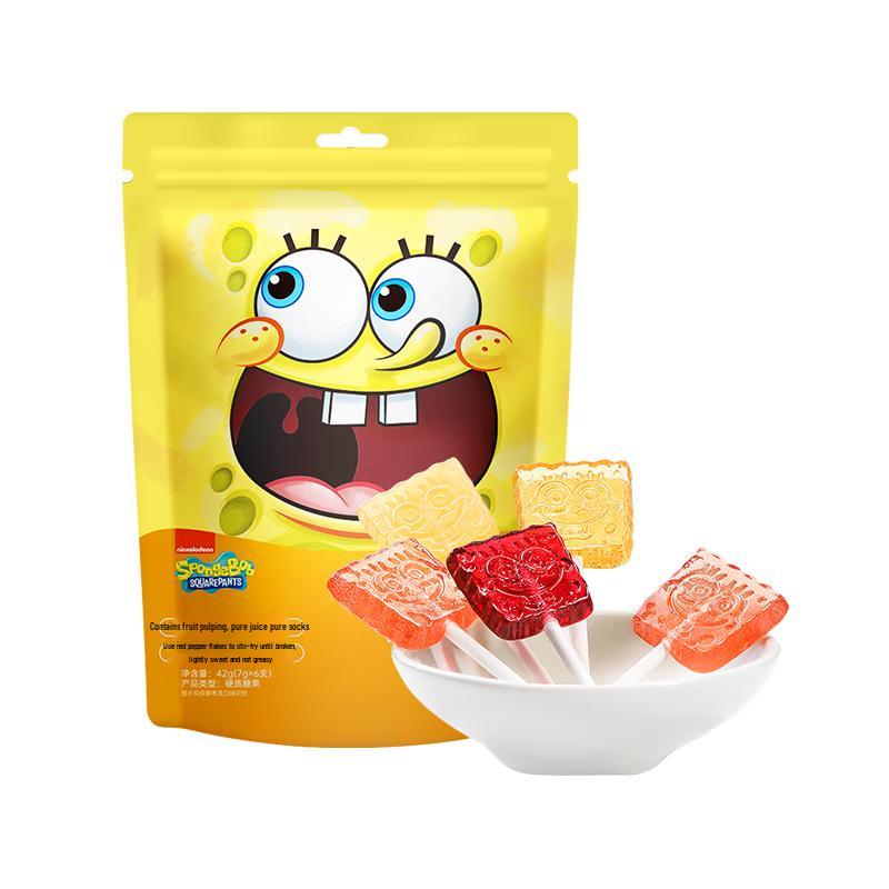 Spongebob Vitamin C Fruit Lollipops