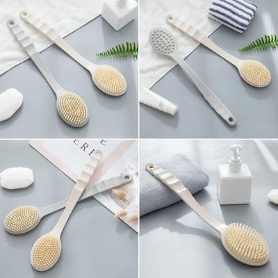 Bathroom Long Handle Bath Brush Skin Massage Scrubber Brushes Back Body Bathroom Accessories
