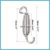 BULLSPANN Motorrad Universal Auspuffrohr Feder 55mm Edelstahl Auspuffrohr Federhaken Nachrüstung