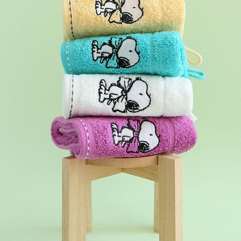 Songwol Towel Snoopy King Ribbon Ring Handkerchief [4P]