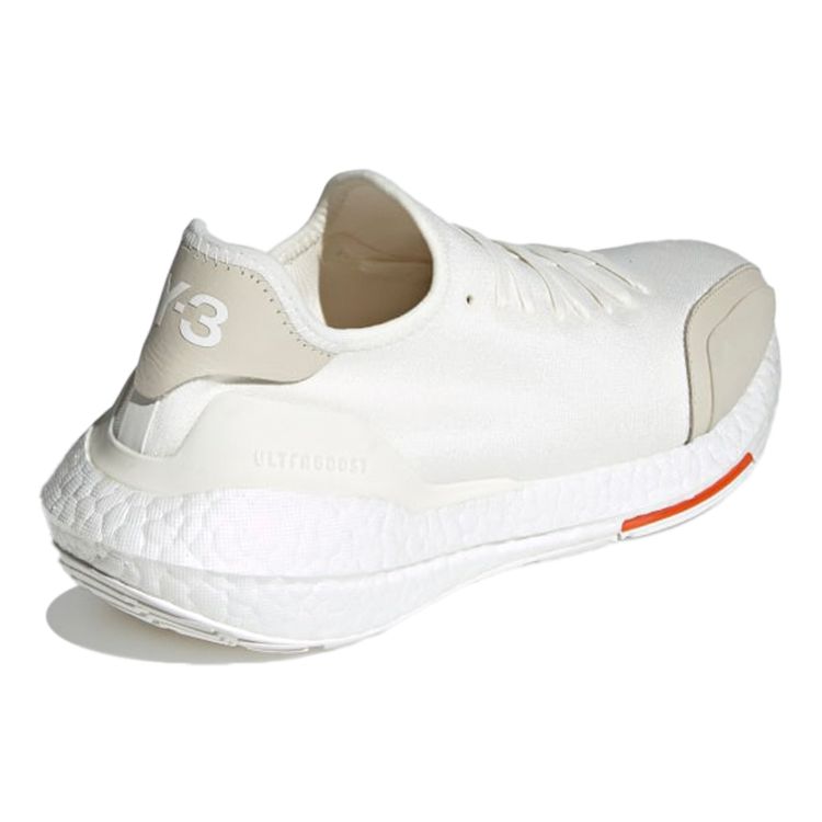 Adidas Y-3 UltraBoost 21 White Bold Orange Unisex Sneakers Core-White Bliss GZ9134