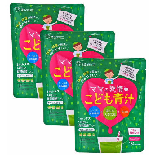 

Цубоичи Сейча Хонпо Мама но Айджин Кодомо Аодзиру (Материнская любовь к детям) (3г х 15 пакетов) Зеленый чай со вкусом матча, без пестицидов (3 сумки)