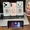 Capybara Bracket Is Suitable for Apple 11PRO Mobile Phone Case, Cute Cartoon Large Window iPhone11 Anti-drop Protective Case.