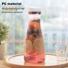 Bollitore elettrico in plastica da 1100/1600 ml con coperchio a ribalta, distributore di bevande per alimenti, brocca per bevande di succo di caffè e tè per casa, bar, cucina, ristorante, esterno