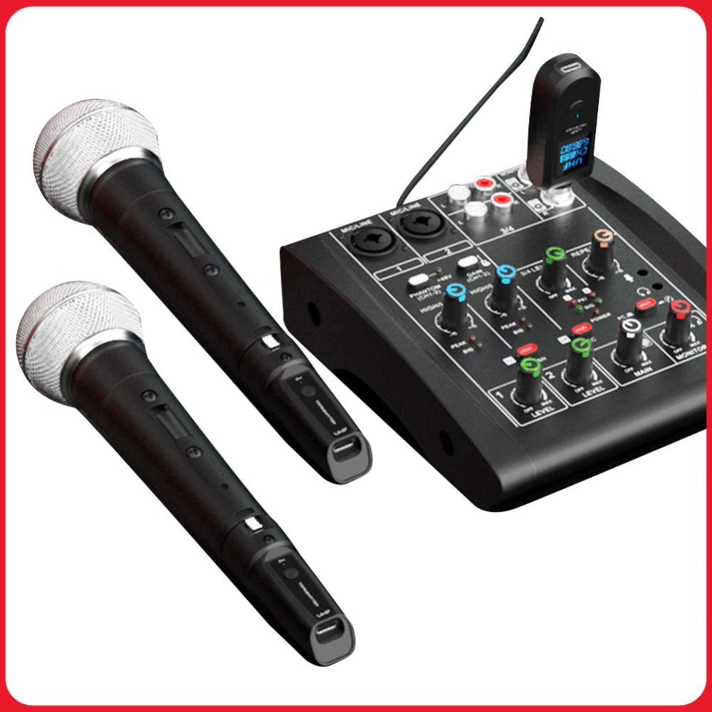 Wireless Microphone Converter Rechargeable XLR Transmitter and Receiver Microphones Wired To Wireless System for Wired Mic