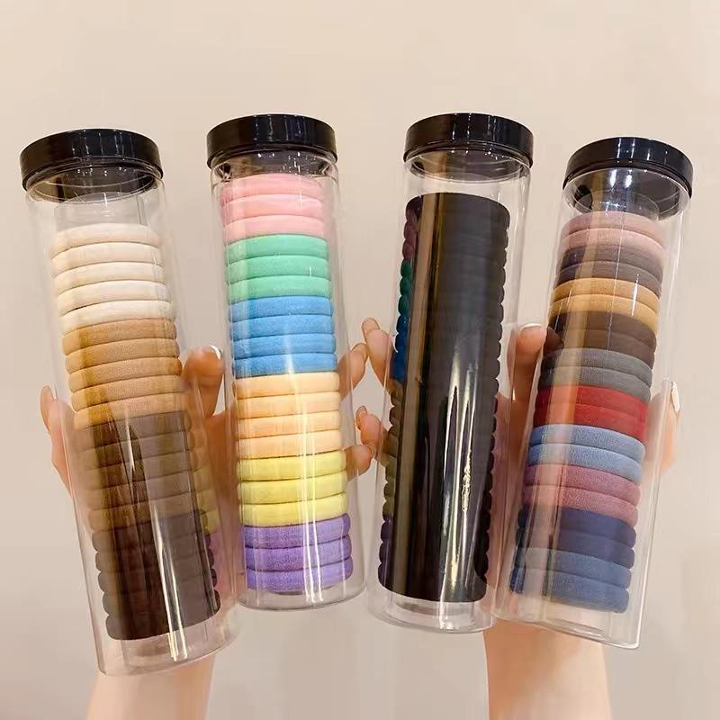 Elastic Hair Bands for Adults: Thickened, Simple Korean Style Ties & Accessories