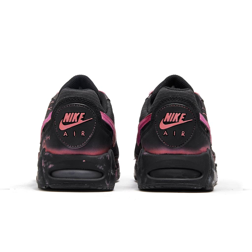 Nike Air Max Ivo Rutschfest Rutschfest Niedrig geschnittene Laufschuhe Damen Schwarz Rosa 579995-011(TeamM-)