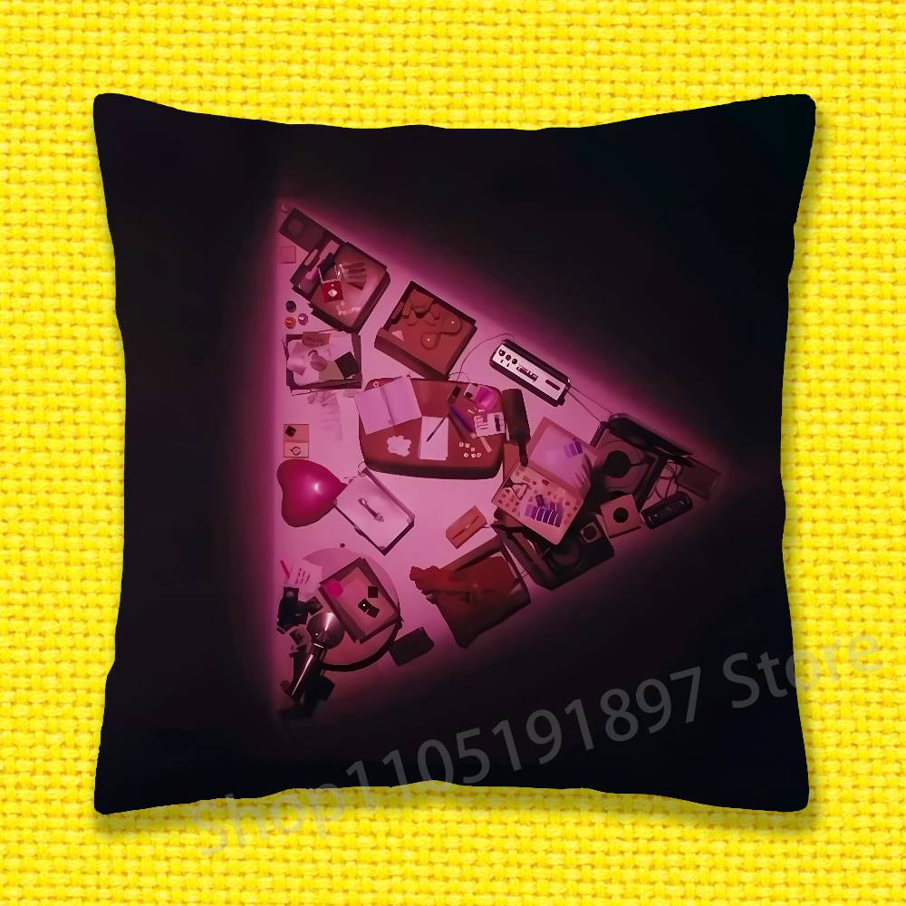 Federa Cuscino Decorativo E-Ed Sheeran Play per Cuscini Quadrati da Ufficio 55x55cm 40x40cm 45x45cm 50x50cm 30x30cm