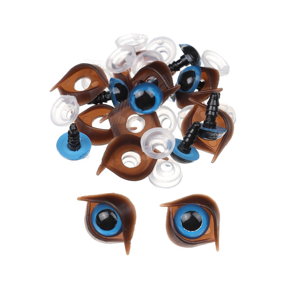 10pcs/5pairs High Quality Plastic  Parts Puppet Crystal Eye Dolls DIY Tools Eyes Crafts Bear Animal Accessories