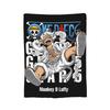 Luffy Gear 5 Flannel Throw Blankets  Blanket for Home Bedroom Soft Bedspread,