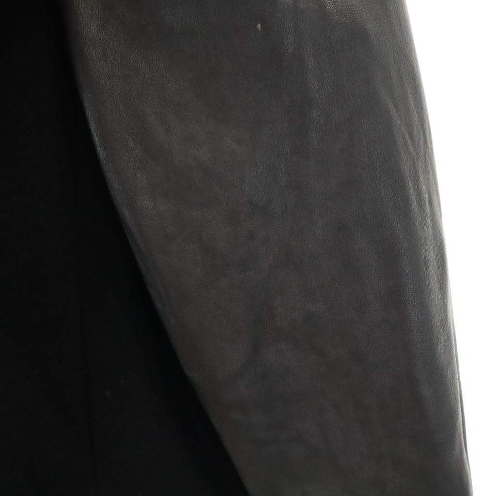 Armani Exchange Sheepskin Leather Hoodie Stajan S Black Men's Used