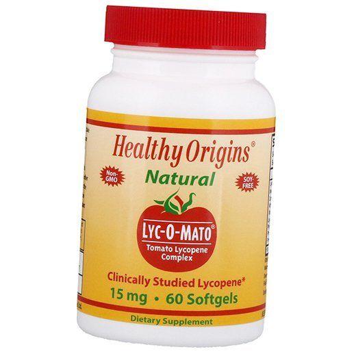 

Антиоксиданти з екстракту томату, Lyc-O-Mato, Healthy Origins (70354007) 60softgels