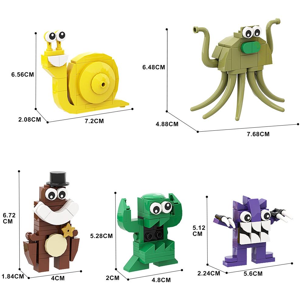 Garten Of Banban Bricks Game Green Monster Jumbo Josh Opila Bird MOC Model Building Blocks Children's Educationa Fans Kids