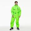 Unisex Waterproof One-Piece Ski Suit, Loose Fit, American-Style, Warm for 24-25 Snow Season