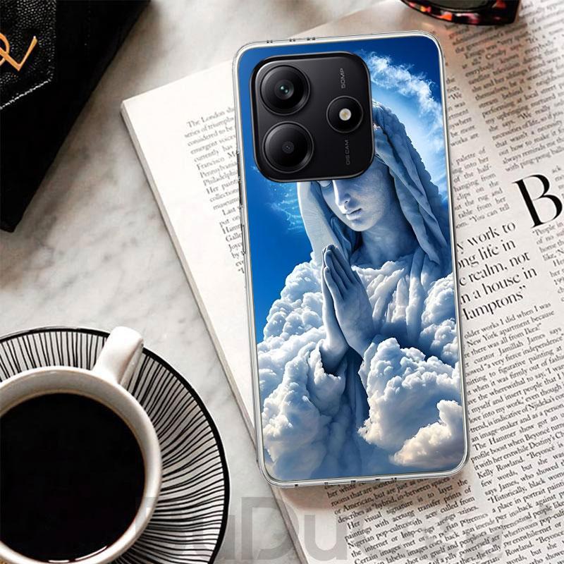 Virgin De Guadalupe Virgen Mary Cover For Xiaomi Redmi Note 14 13 12S 12 11 Pro Plus Phone Case 11S 10S 10 11E 11T + 9S 9 Print