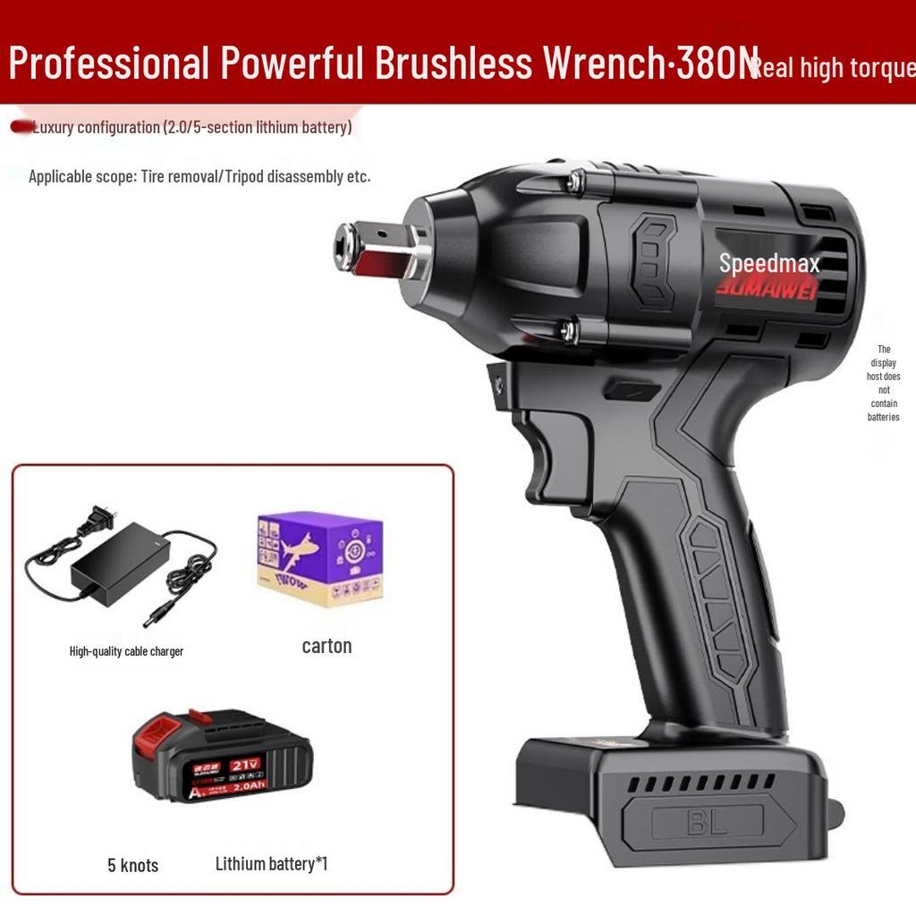 High Torque Brushless Electric Impact Wrench for Ironworkers and Carpenters