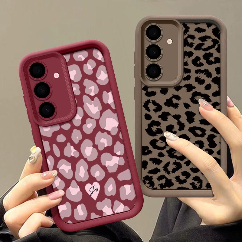 Custodia Stampa Leopardo Per Samsung Galaxy A56 5G A55 A54 A36 A35 A34 A26 A57 A16 A15 S26 S20 FE S21 S22 S23 S24 S25 Ultra Capa Funda