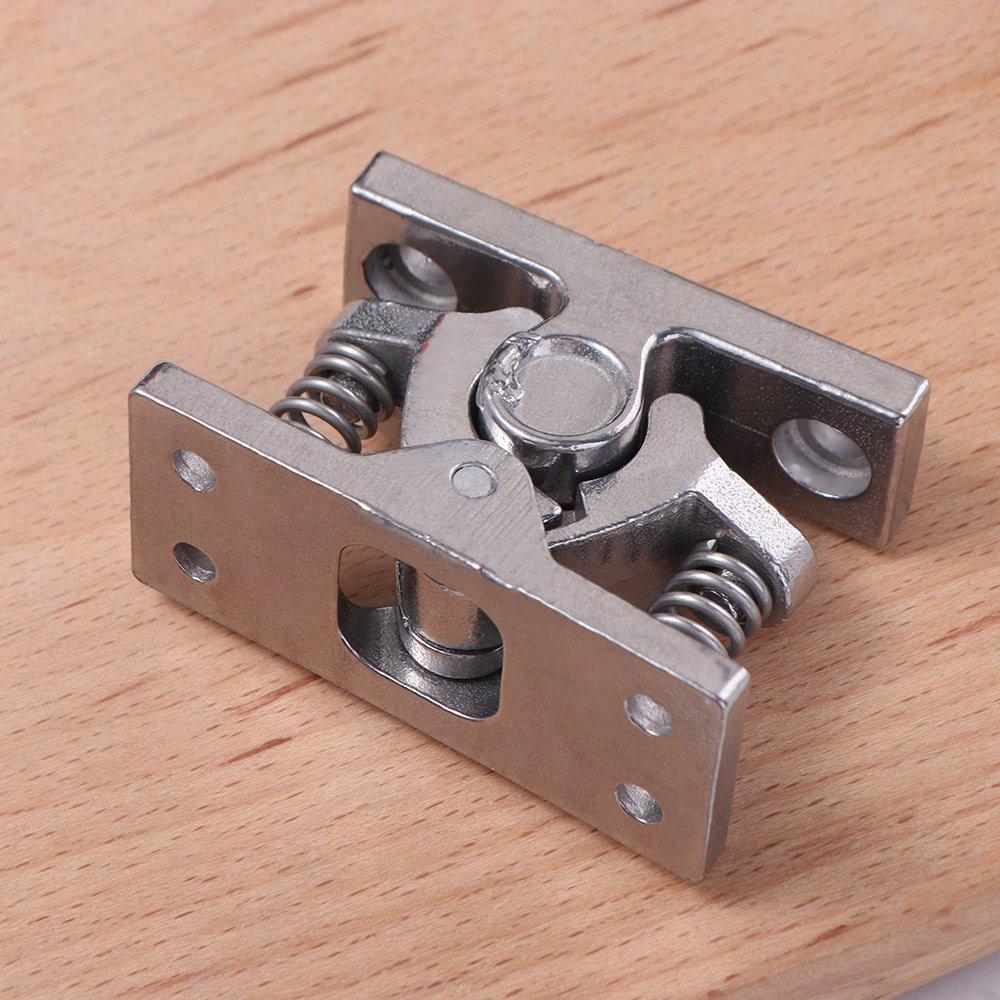 Universal Spring Loaded Door Lock Heavy Duty Touch Bead Buckle Lock Door Stopper Lock Cabinet