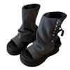 Martin boots women's British style summer 2025 new platform boots explosion small solid color high sandals
