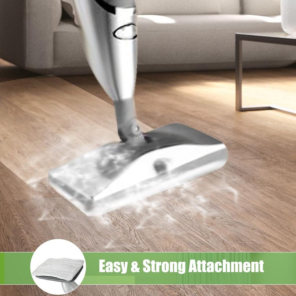 Steam Mop Replacement Cloth, Washable Cleaning Pad, White 4PCS