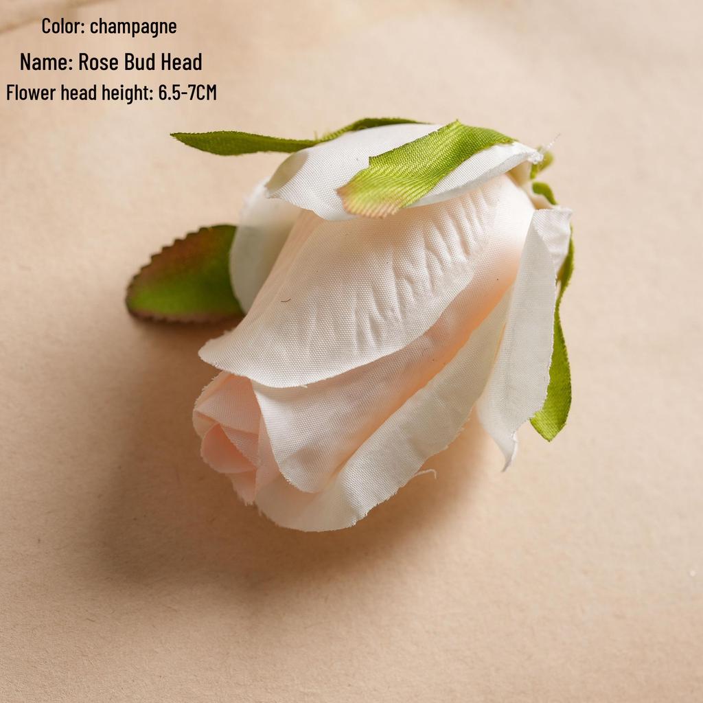 Bouquet di Boccioli di Rosa Artificiale per Decorazione di Matrimonio e Artigianato