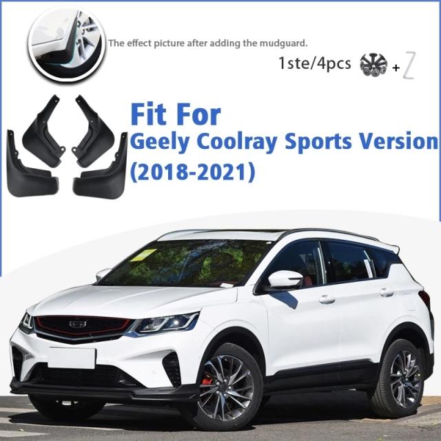 Car Mudguards For Geely Coolray Binyue SX11 X50 2018~ MK1 Car Mud Flaps Splash Guard Front Rear Fender Accessories