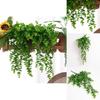 Artificial Plant Wall Hanging With 25 Eucalyptus Citriodora Leaves For Home Decor And Photography Props