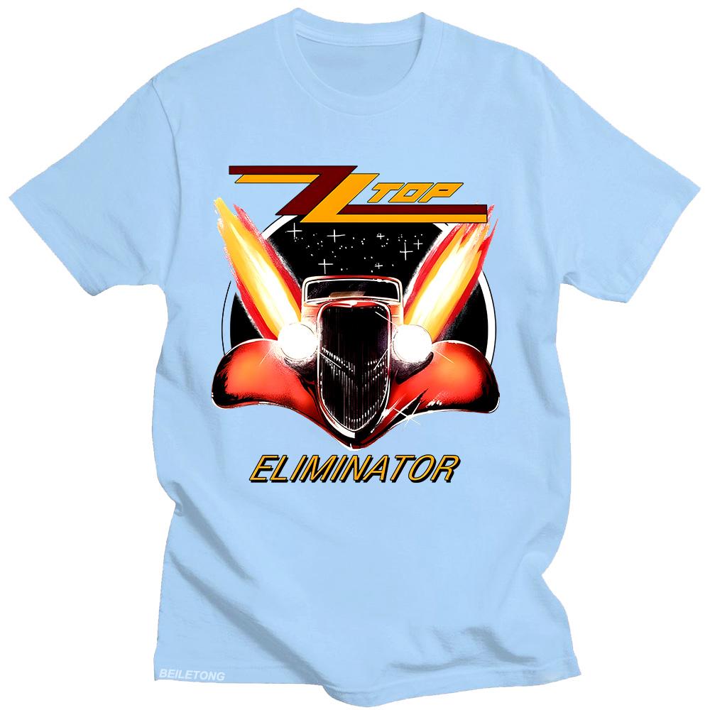 

Футболка ZZ Top Eliminator 1983 Tour Футболки ZZ Top Rock мужские классические винтажные летние женские/мужские хлопковые дышащие футболки уличная одежда L